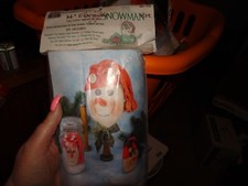 NEW Down Memory Lane 14" Forever Snowman Craft Kit - Table Centerpiece