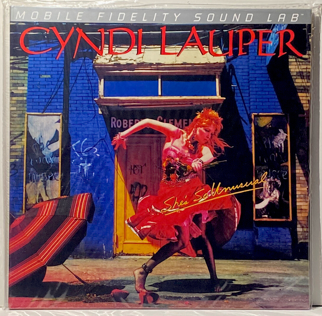 洋楽 Cyndi Lauper She's So Unusual MoFi LP CYNDI LAUPER ~She's So Unusual~ SEALED LP Mobile Fidelity Vinyl
