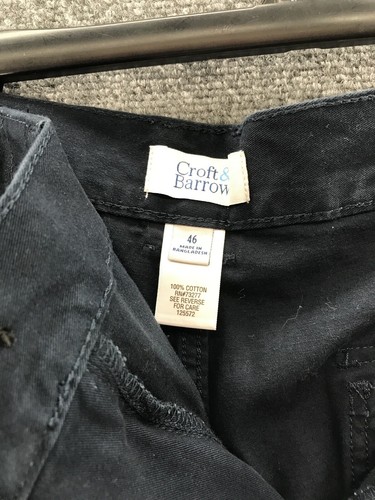 Croft & Barrow NWT Navy Blue Mens 46 size Big Tall Cargo Short - Picture 5 of 9