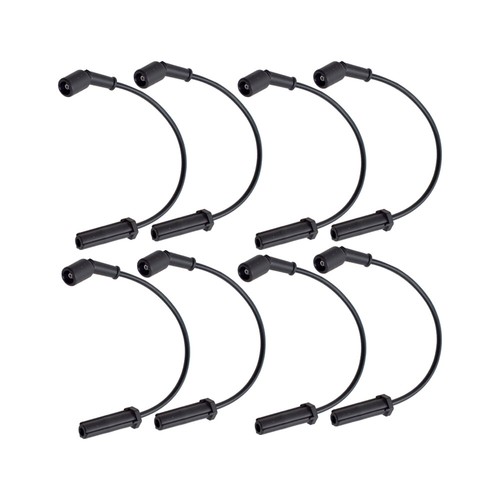 For Chevy Silverado 1500 Tahoe GMC Square Ignition Coil & Spark Plug &Wires 8PCS - Picture 9 of 9