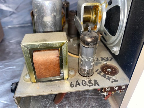 Heathkit HW-29A Lunchbox The Sixer 6 Meter Transceiver with Mic & Power Cord - Zdjęcie 7 z 7