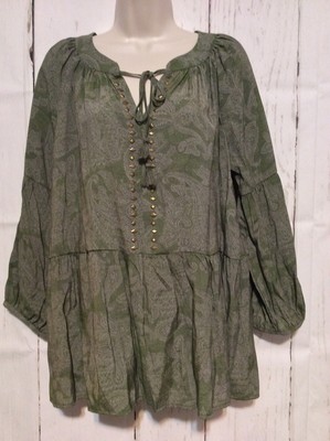 liz claiborne peasant blouse