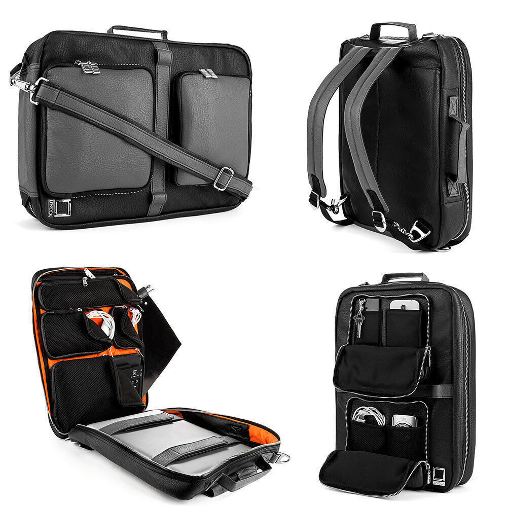 Lencca Laptop Leather Backpack Messenger Bag For ASUS TUF - Main Image