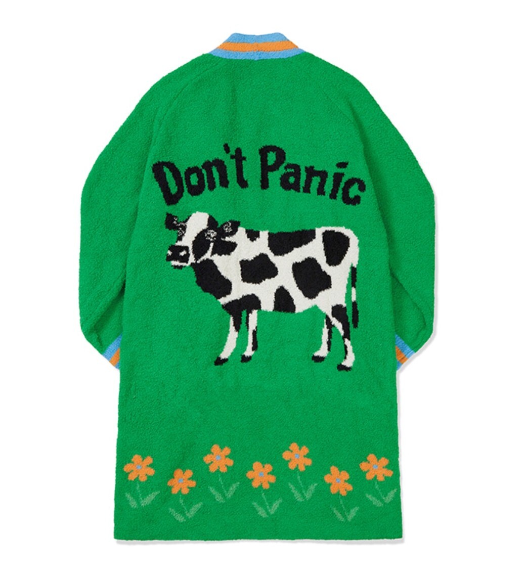 Wiggle Wiggle Don't Panic G Lounge Long Bathrobe Night