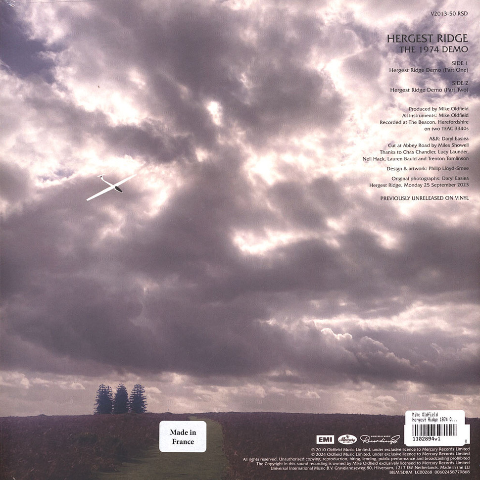 Mike Oldfield - Hergest Ridge 1974 Demo Recordings Record