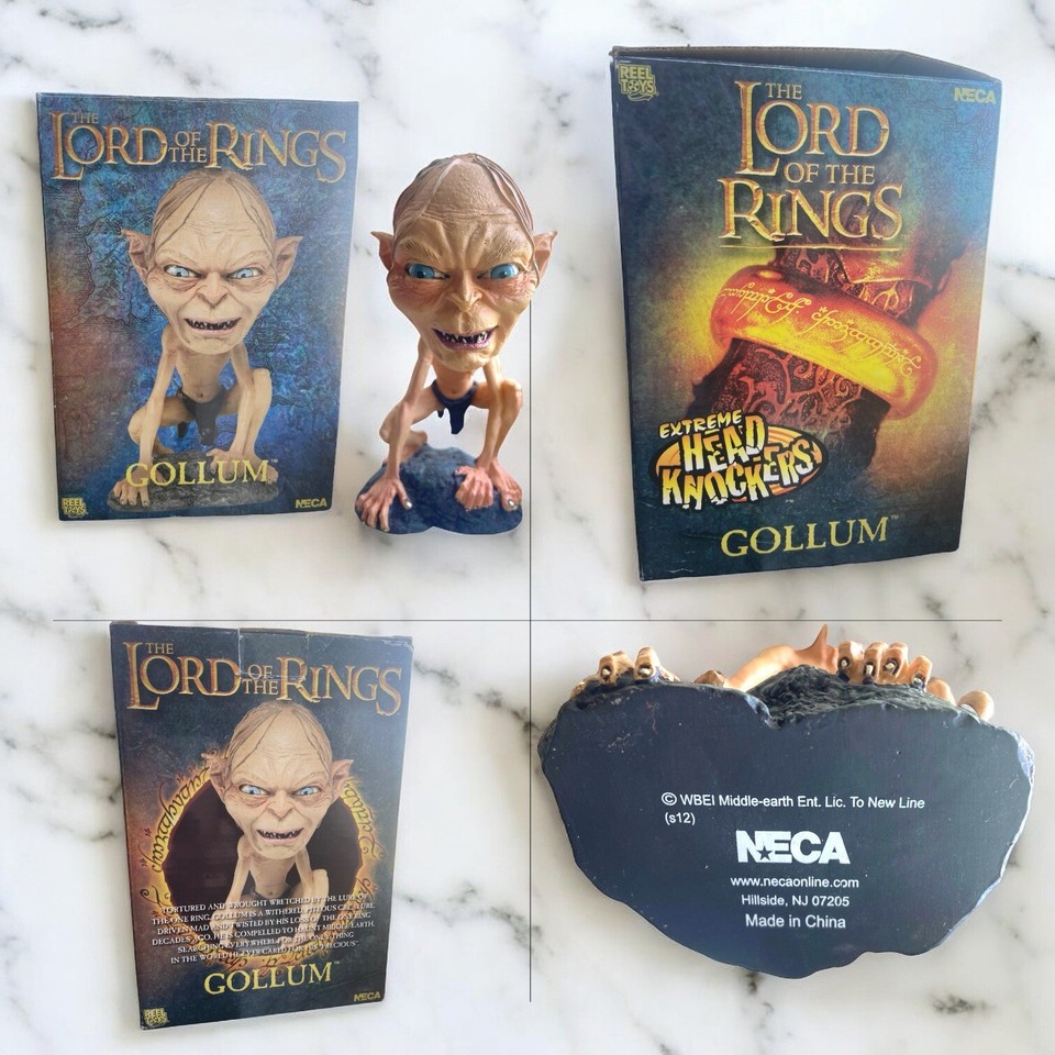 Gollum Smeagol HeadKnocker Bobblehead NECA LOTR Figure Statue eBay
