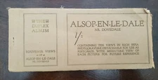 The Duplex Album Containing 9 Sepia Photogravure  Views of Alsop-En-La-Dale