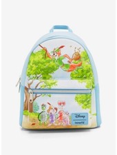Loungefly Disney Robinhood Robin Hood Flying Mini Backpack Tagalong Toby Turtle