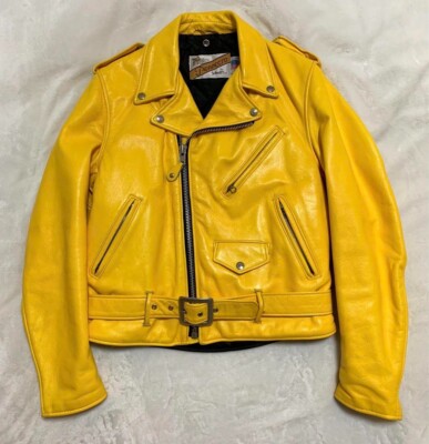 Schott 618US 80er Vintage Lederjacke gebraucht, Größe 38