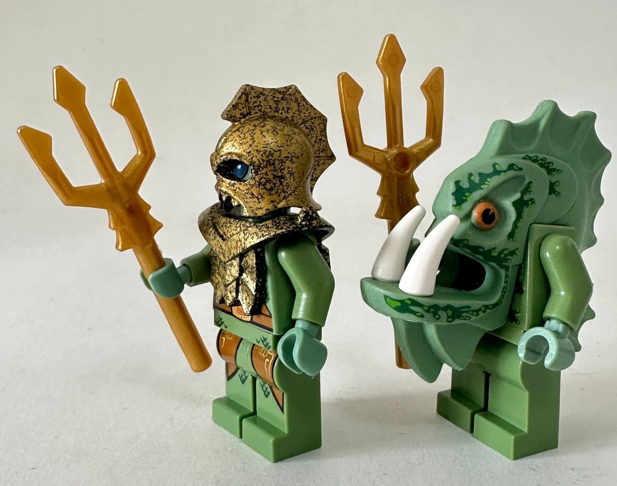 レゴ アトランティス ロブスター Lego Atlantis 8x Minifigures Poseidon Emperor Lobster Shark