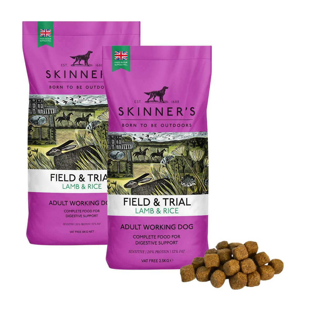 Skinners Field & Trial Lamb & Rice Complete Dog Food eBay