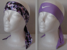 Nike Dri-Fit Head Tie Reversible Printed Youth Black/Violet Star/White
