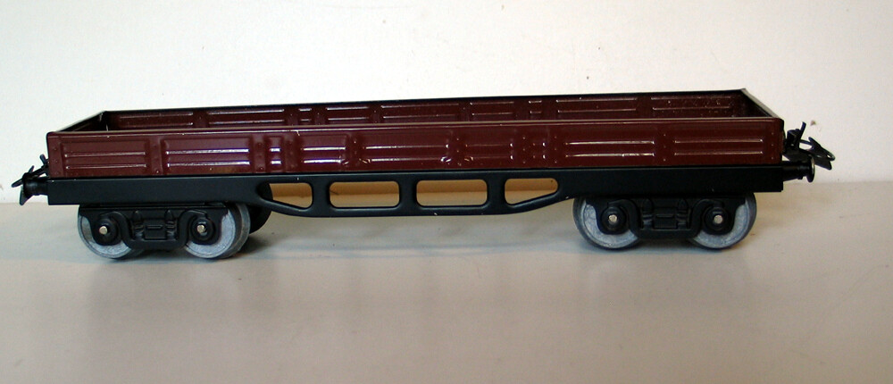 Wagon Tombereau à Guérite HORNBY O – Acier Embouti Marron – Échelle O