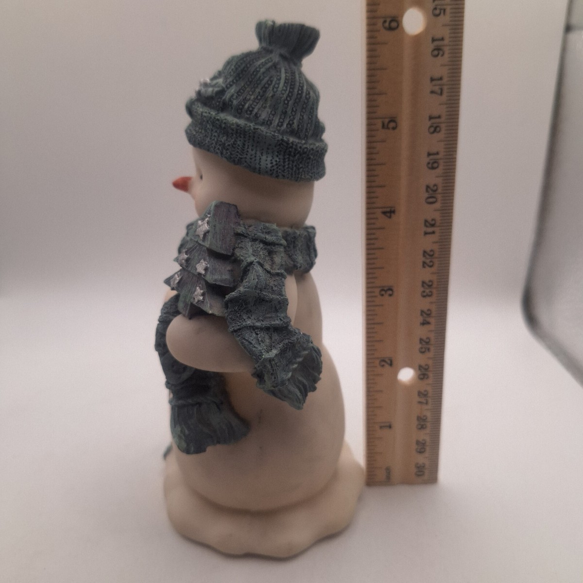 Jubilee Giftware Snowman Resin Figurine With Blue Patches