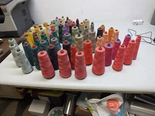 Mercerized Cotton Industrial Sewing Thread Lot of many color.