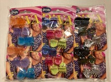 Goody Diva Multicolor Small Hair Clips Claws New 1999 3 Diff Colors-2 Sets Y2