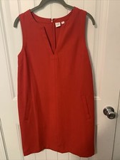 Gap Women's Red Knee Length Fit Light Dress Sz XS