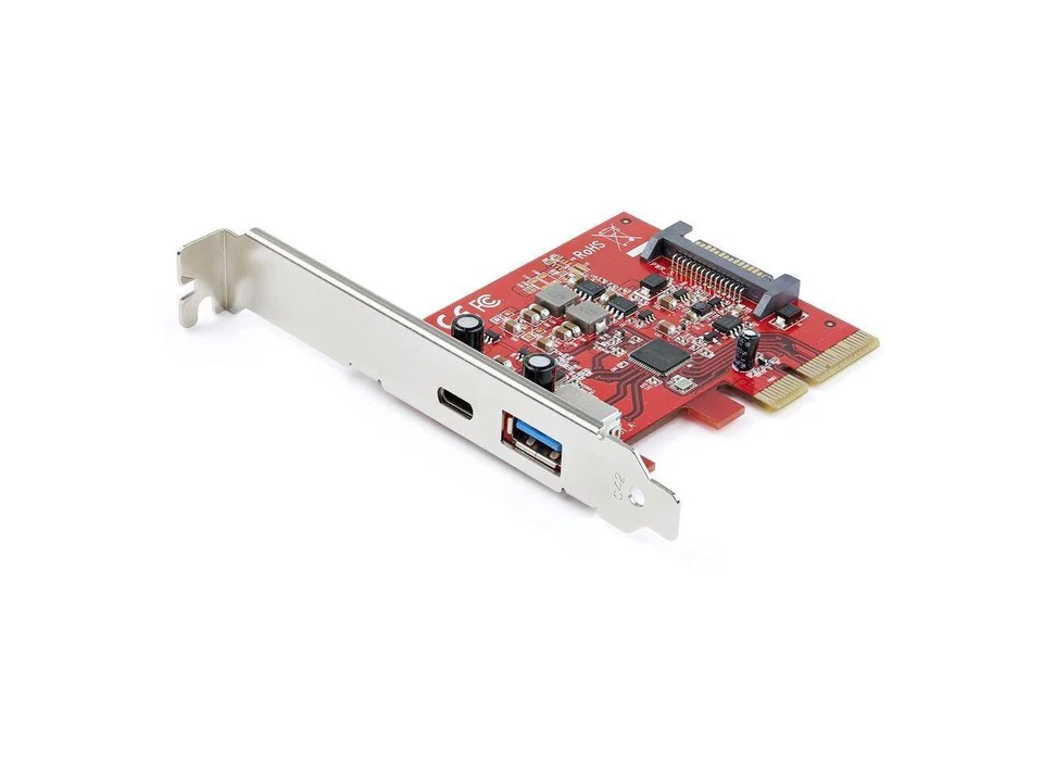 StarTech.com 2-Port 10Gbps USB-A & USB-C PCIe Card Adapter - USB 3.2 Gen 2 PCI - Image 2 of 4