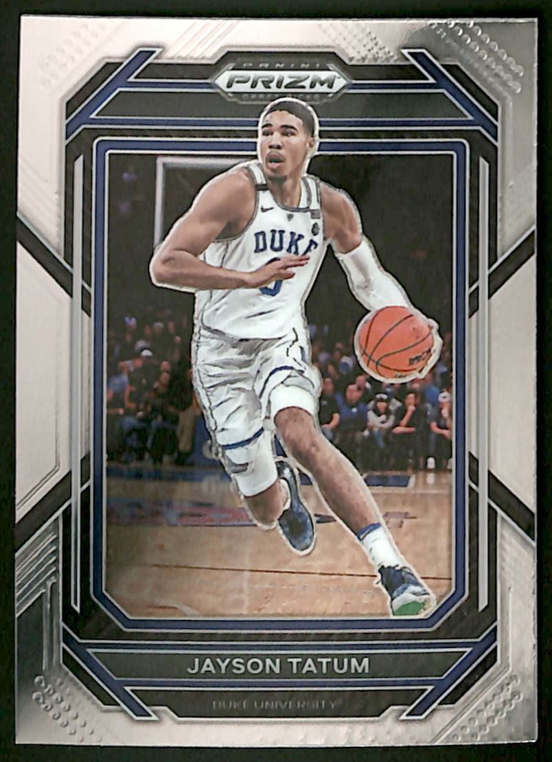 2023-24 Panini Prizm Draft Picks #51 Jayson Tatum Duke Blue Devils