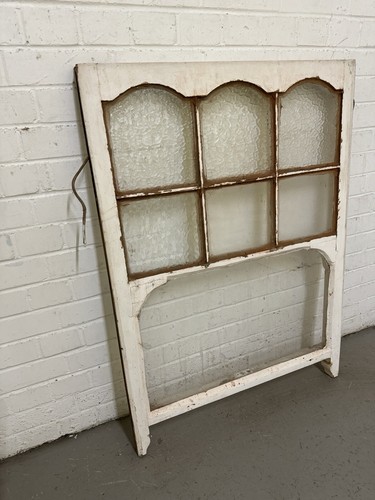 Marco de arco eduardiano antiguo recuperado ventana de madera 1047 x 760 mm - Imagen 15 de 19