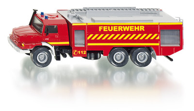 NEW SUPER SIKU 2109 Mercedes Benz Zetros Fire Engine Ladder 1:50