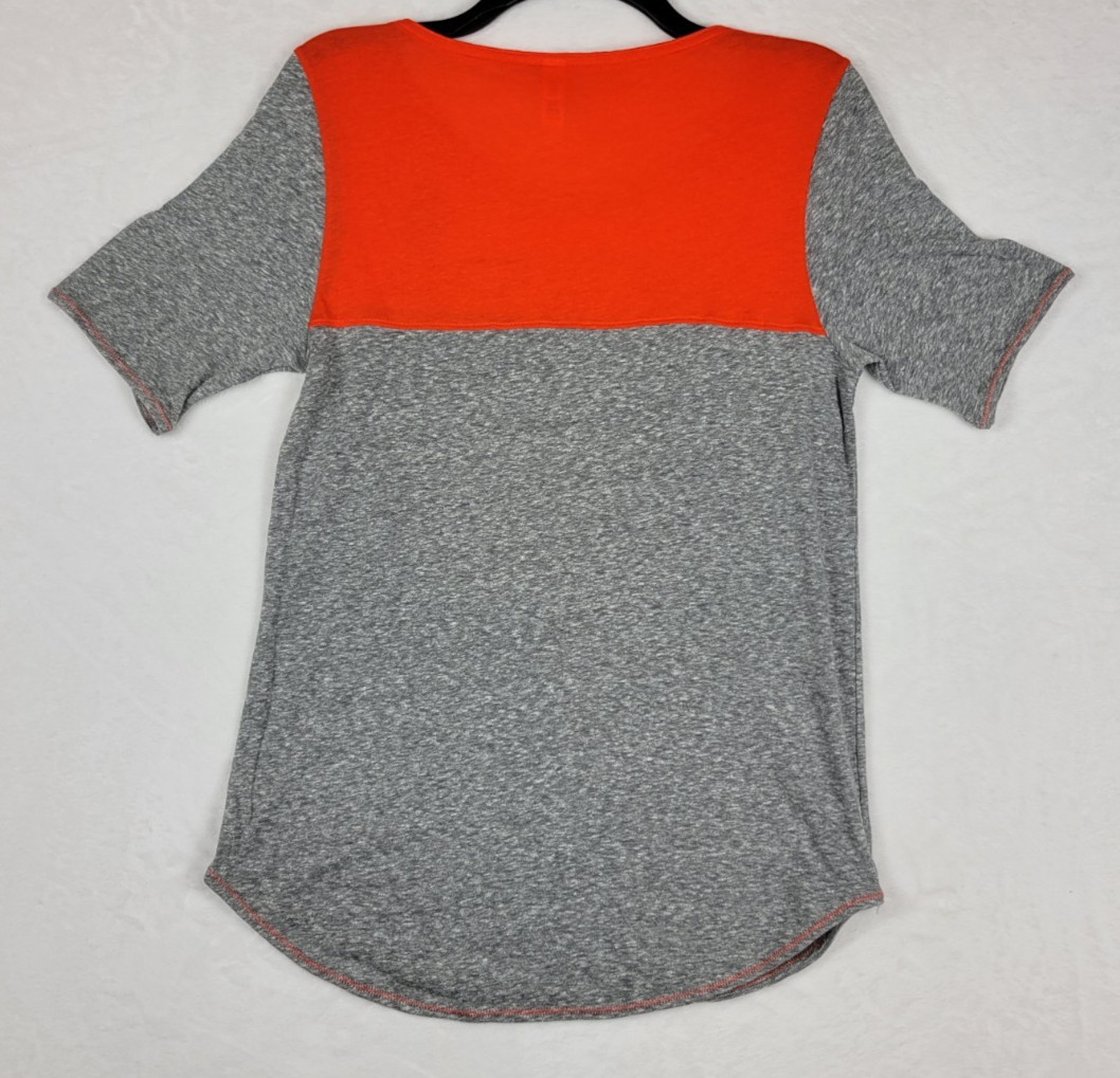 Under Armour NWT Oklahoma State Cowboys T Shirt Womens Med Orange Gray heatgear thumbnail 5