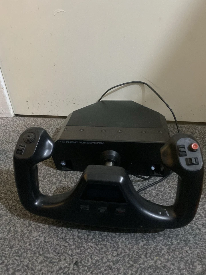 Logitech G Saitek Pro Flight Simulator Yoke System USB Sim No Accessories Faulty - Image 4 of 4