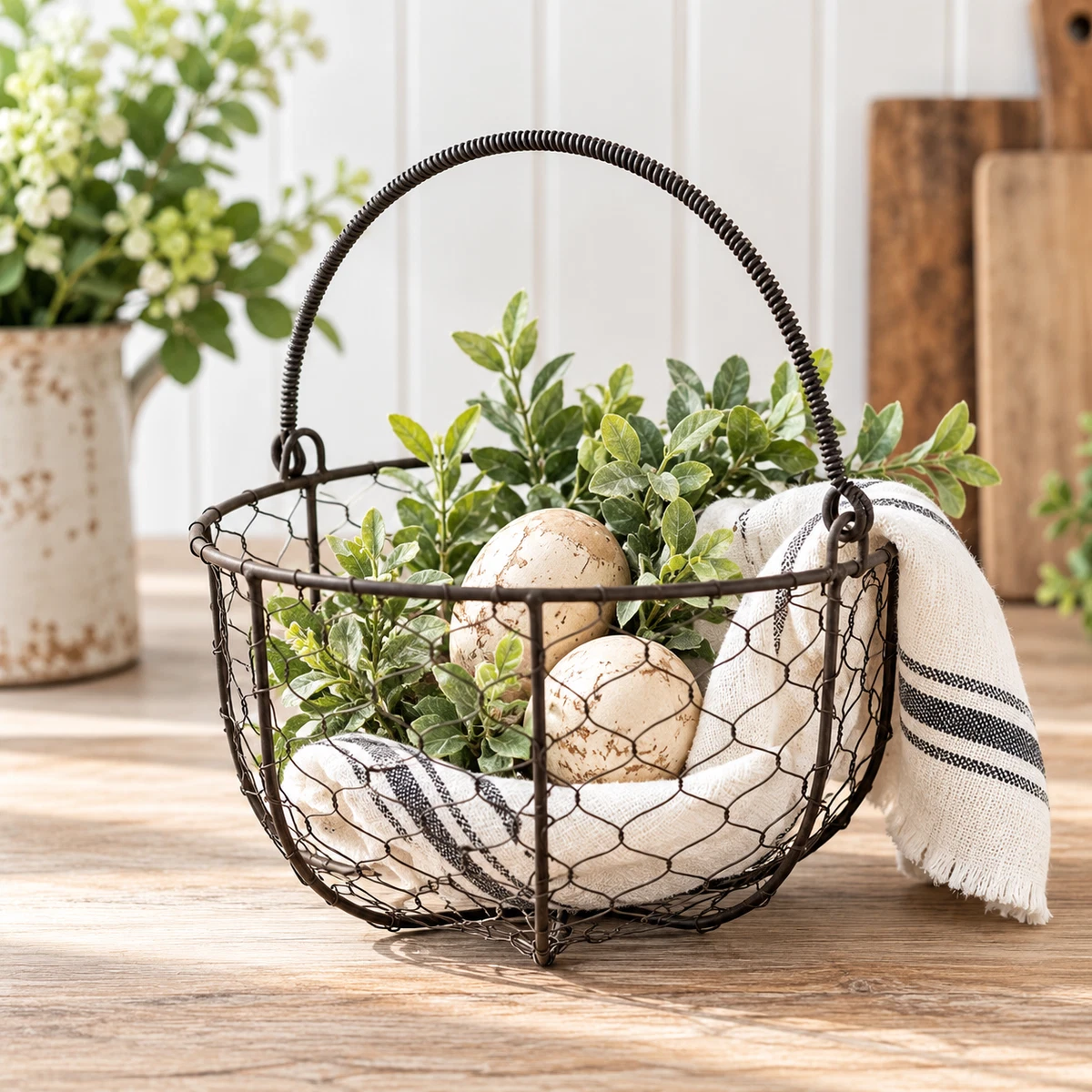 アンティーク 金属製 編み込み バスケット 25+ vintage wire basket for sale | Updated Oct 2026