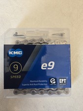 KMC E9, E Bike Chain, 9 Speed, 136 Links, EPT Color, Bosch Etc.