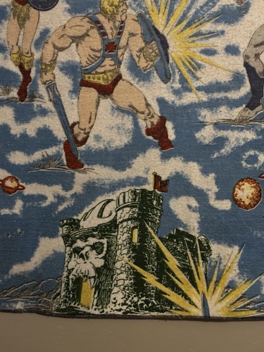 He-Man Masters of the Universe Vintage Fleece Blanket *1983-Mattel - Picture 6 of 7
