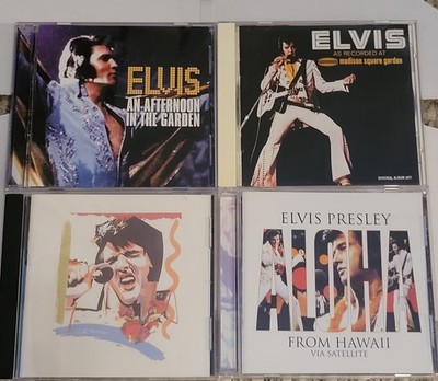 Elvis 4 Live CD Lot - 1972 & 1973 - Madison Square Garden and Hawaii Shows