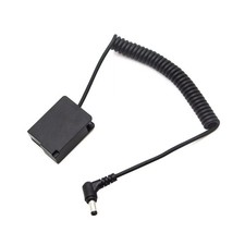 1 PC DMW-BLC12 Dummy Battery With DC Male Spring Cable For Panasonic FZ200 FZ300