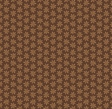 CAMELOT FABRICS - Howdy Partner By Gabrielle Neil - Saddle Floral - Brown ,1/4