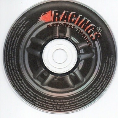 Racing's Greatest Thrills PC CD-ROM  For DOS up to Windows 95