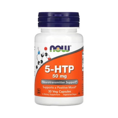 Now Foods 5-HTP 50 mg - 30 pflanzliche Kapseln