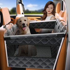 Doglike Dog Car Seat with Removable Cushion for Medium Dogs 30-60lbs - 7-La...