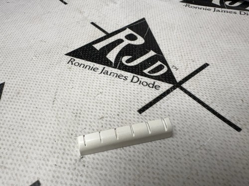 Genuine Epiphone White Corian Slotted Guitar Nut
