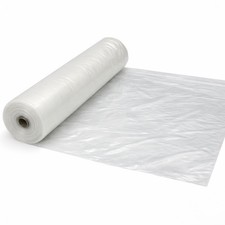Clear Polythene Roll 1.5 Meters Wide Dust Sheet 400 Gauge Plastic Heavy Duty