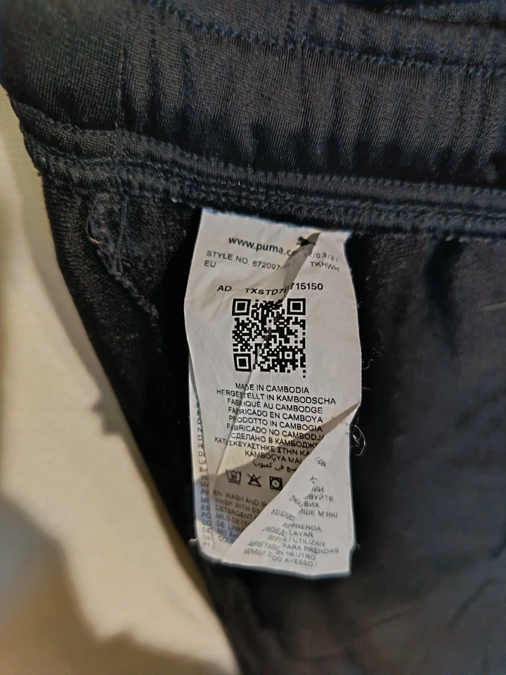 pantalon sport noir de PUMA 12 ans réf 111 D19 - Photo 3/4