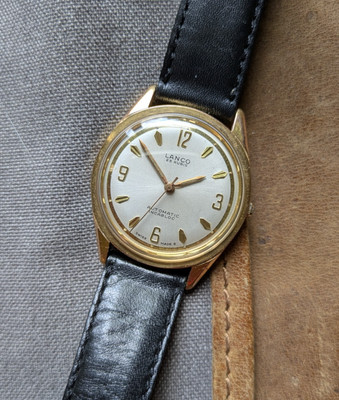 Alte Automatic Uhr Lanco Cal. LANCO - ROTOR 1105 Durchmesser 34mm - Swiss Made
