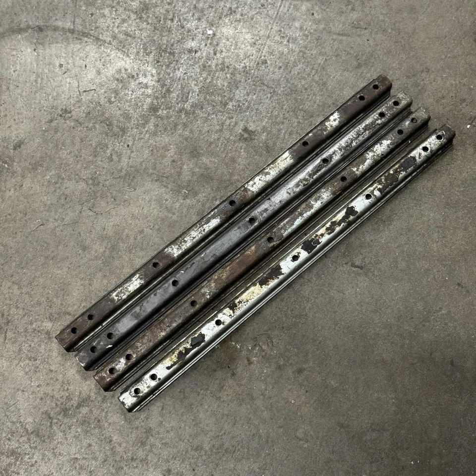 (4) Juego de rieles de asiento Porsche 356 B C 912 912 rieles inferiores vías originales Foto 4 de 4