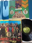 BEATLES Sgt. Peppers Lonely Hearts Club Band Applegatefold SMAS2653 INSERT VG/EX