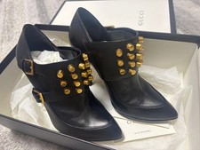 GUCCI Black Pointed Toe Stiletto High Heel Pumps EU 36 US 6