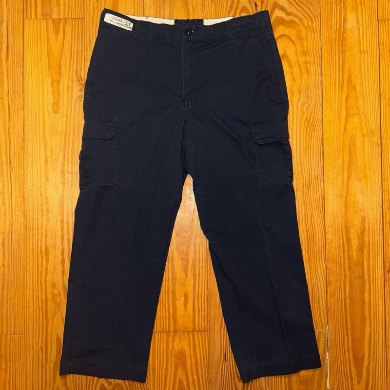 Red Kap Navy Blue Cargo Work Pants Size 40x32