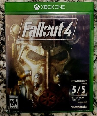 XBOX ONE: FALLOUT 4, COMPLETE CIB,VG COND,  CLEAN DISC, FAST SHIPPING