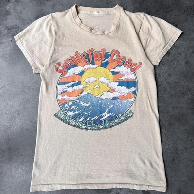 Vintage 1980 Grateful Dead T-Shirt ''High in the Rockies'' Bertha Tan Small