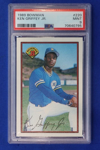 1989 Bowman #220 Ken Griffey Jr. Rookie Card PSA 9 Mint RC HOF Seattle Mariners