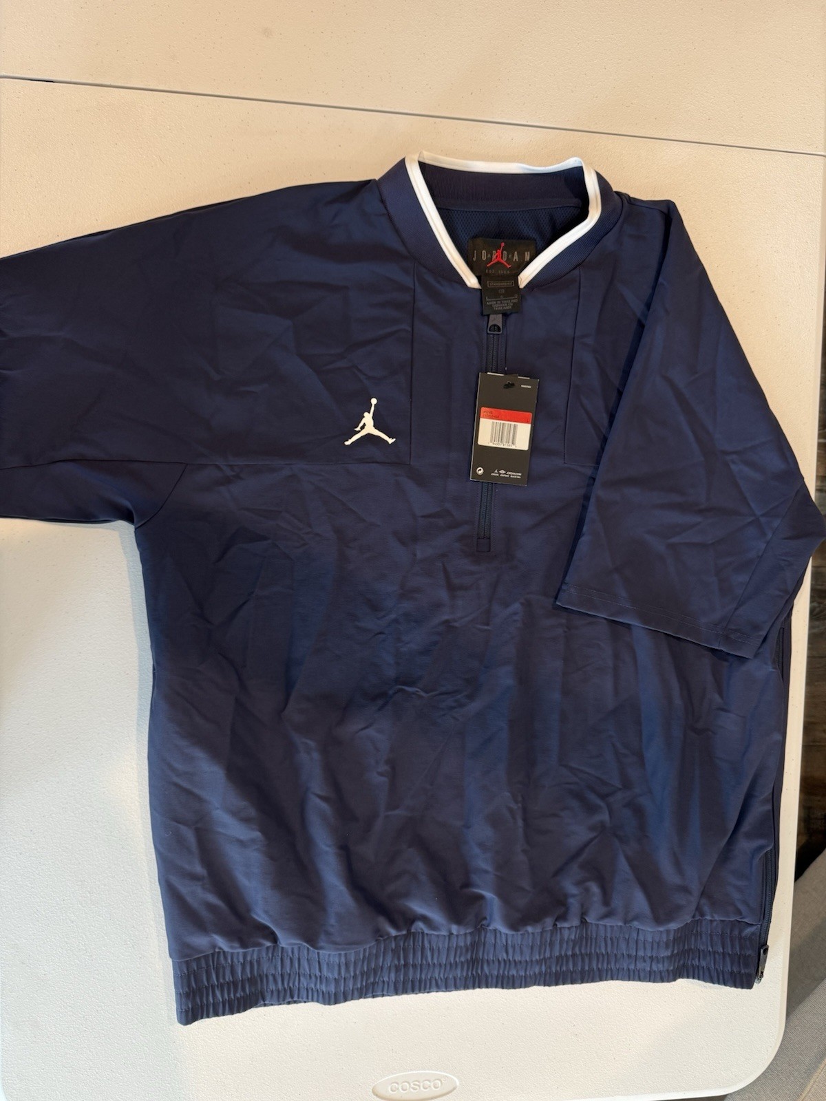 SACAI X NIKE Nike Jordan Team Giacca Allenatore Leggera Manica Corta Uomo Large Navy CV5858