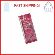 Susan Bates Silvalume Aluminum Flexible Afghan Crochet Hook 22", Size J10/6mm