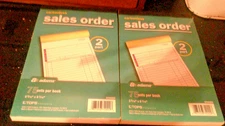 Adams 359997 Carbonless 2 Part Sales Orders Form - 2 Books